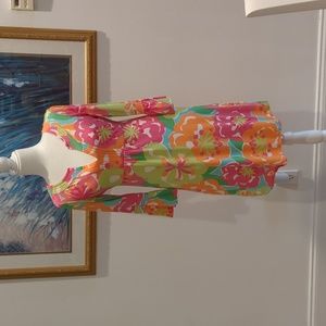Lilly Pulitzer Med Colorful Retro Dress
